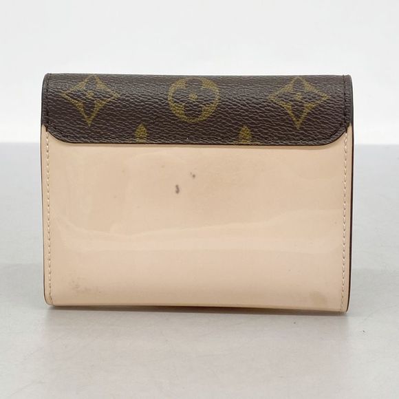 Louis Vuitton Trifold Wallet Monogram Vernis Portefeuille Cherrywood Compact - Picture 10 of 10